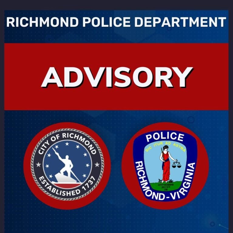 Please be advised that Richmond Police detectives are currently executing a search warrant in the Southwood neighborhood.