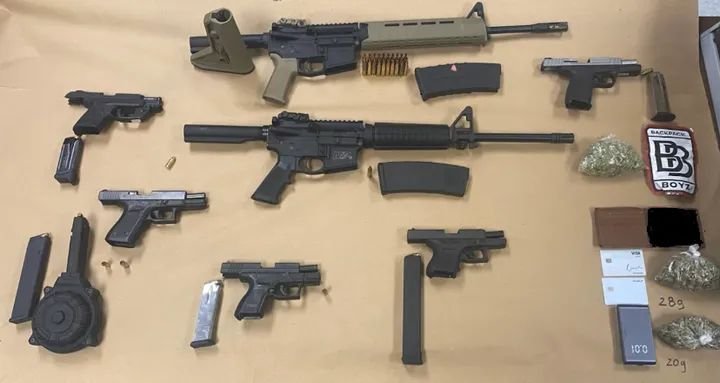 Police Disrupt Large Gathering in Richmond Creighton Court; Multiple Flee Scene During Night Patrol. Multiple Handguns recovered.