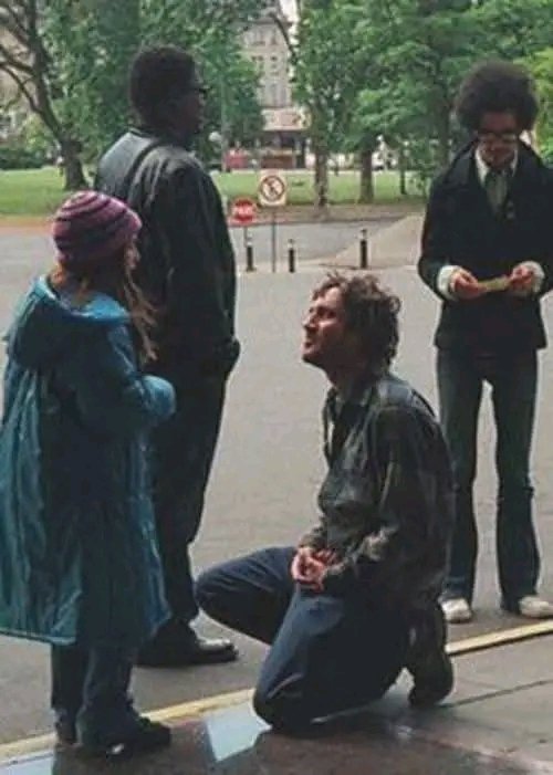 The amazing story behind this photo was taken in Argentina while John was on tour with The Mars Volta in South America in 2004: