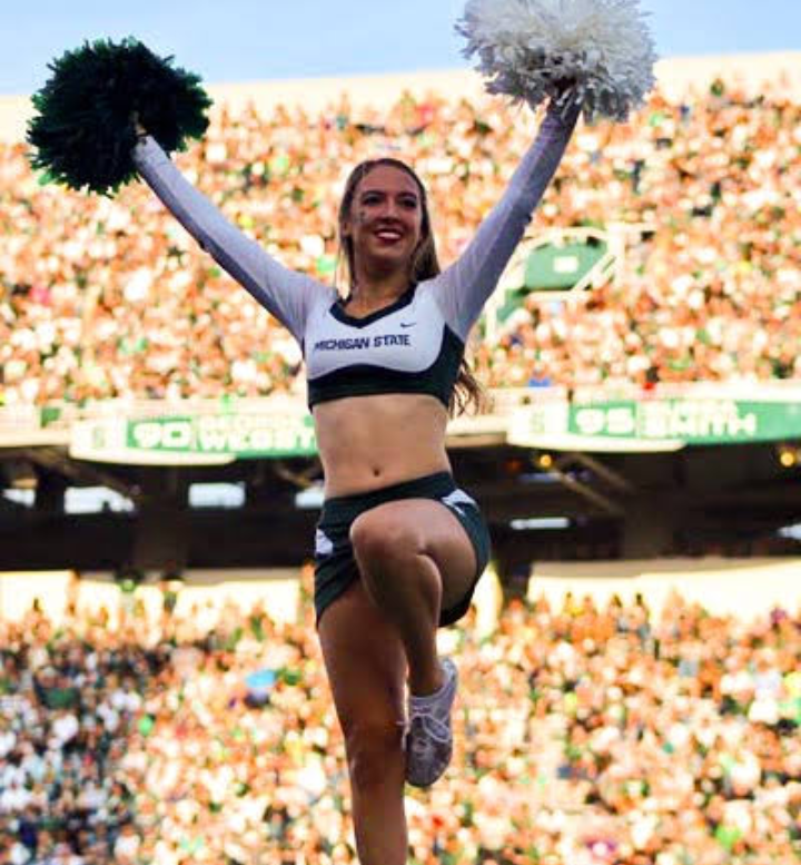 They Lift More Than Spirits: Michigan State Cheerleading’s Sweet Queens Keep the Crown, Keep the Love, and Keep Spartan Nation on Top of the World