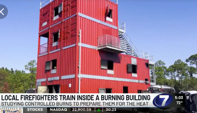 PCB firefighters complete live-fire training