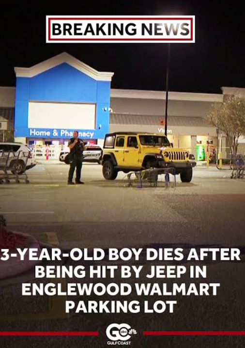 Heartbreaking Tragedy: 3-Year-Old Killed by Jeep in Walmart Parking Lot Sparks Shock and Urgent Safety Questions.
