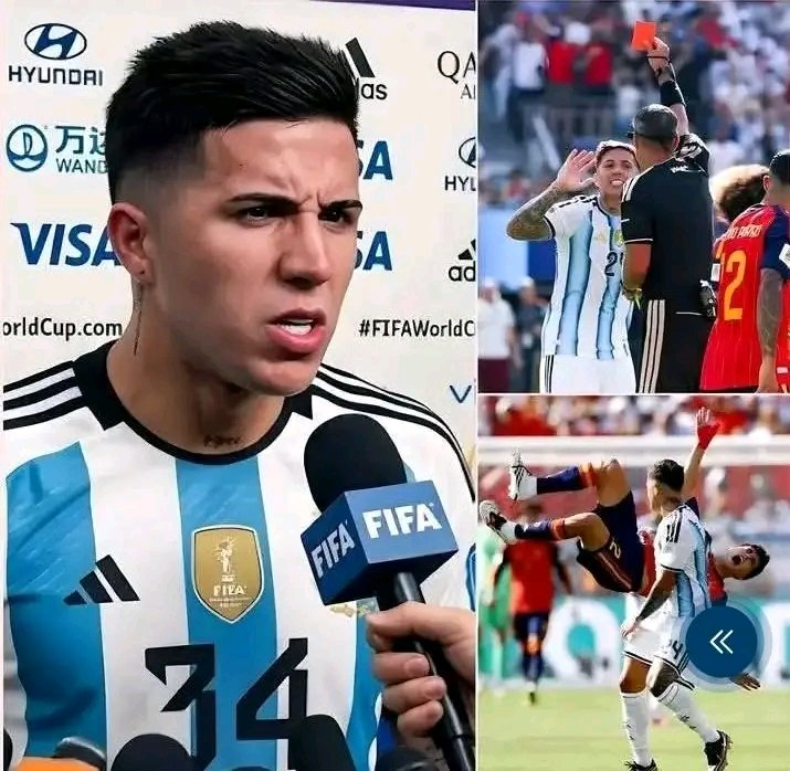 EILMELDUNG: 🚨 Enzo Fernández rastet nach 0:1 gegen Spanien aus – FIFA reagiert mit harter Strafe…