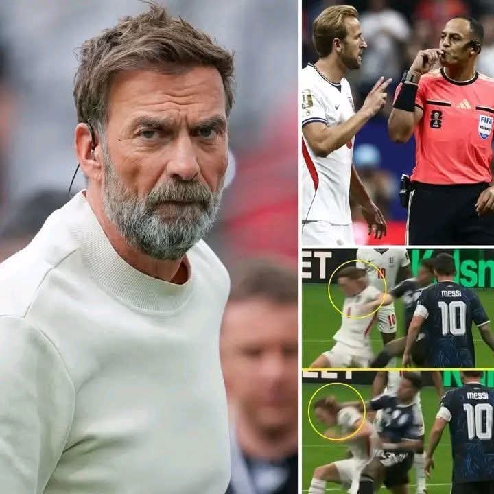 💥 KLOPP-BEBEN NACH WM-HALBFINALE! Der neue deutsche Bundestrainer Jürgen Klopp sorgt nach dem dramatischen 2:1-Sieg von Argentinien gegen England für ein gänzlich unerwartetes Fußball-Beben. Mit einer knallharten Verbal-Attacke stellt der einstige Meistercoach die Rechtmäßigkeit des Finaleinzugs der Südamerikaner offen infrage und bringt damit die gesamte Sportwelt gegen sich auf. Der Grund für Klopps Wutausbruch liegt tief in den 90 Minuten dieses hitzigen Duells verankert. Laut Berichten warf der Nationaltrainer den Unparteiischen vor, in spielentscheidenden Momenten massiv zugunsten der Argentinier gepfiffen zu haben. Die strittigen Schiedsrichterentscheidungen ließen das Halbfinale in einem fragwürdigen Licht dastehen. Beobachter diskutieren nun heftig darüber, ob Klopp mit seiner schonungslosen Kr….. Alle Details im ersten Kommentar.⬇️