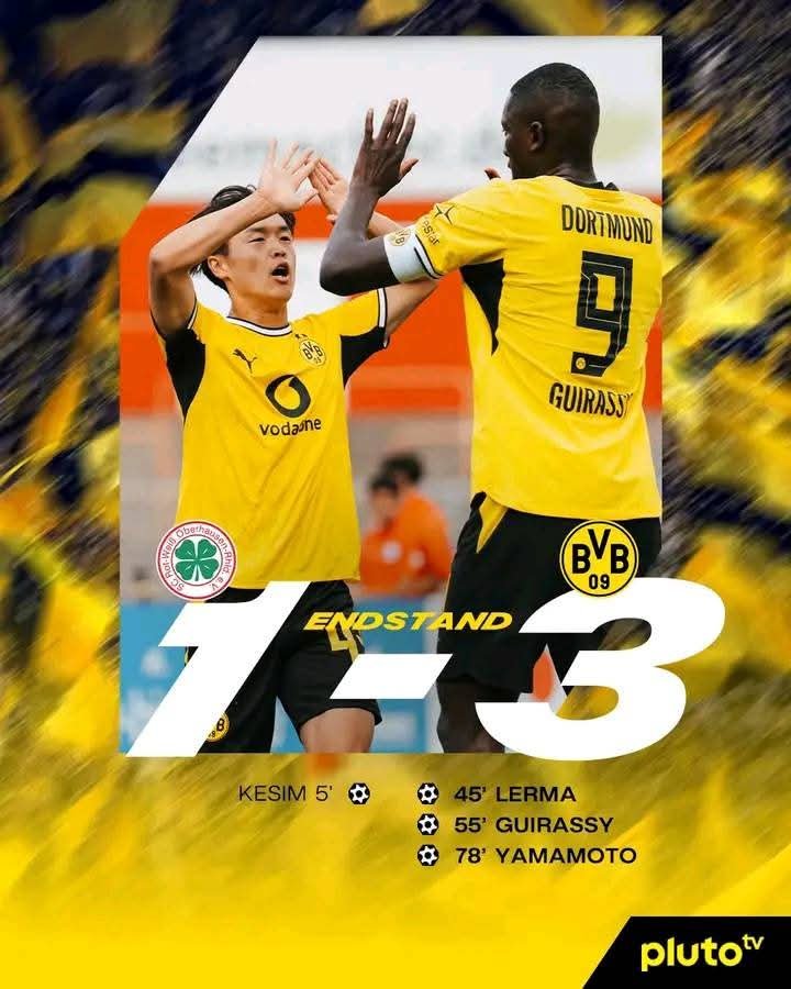 Gerne! Hier ist die Übersetzung ins Deutsche: Traumeinstand! Dortmunds Neuzugänge glänzen beim 3:1-Testspielsieg…