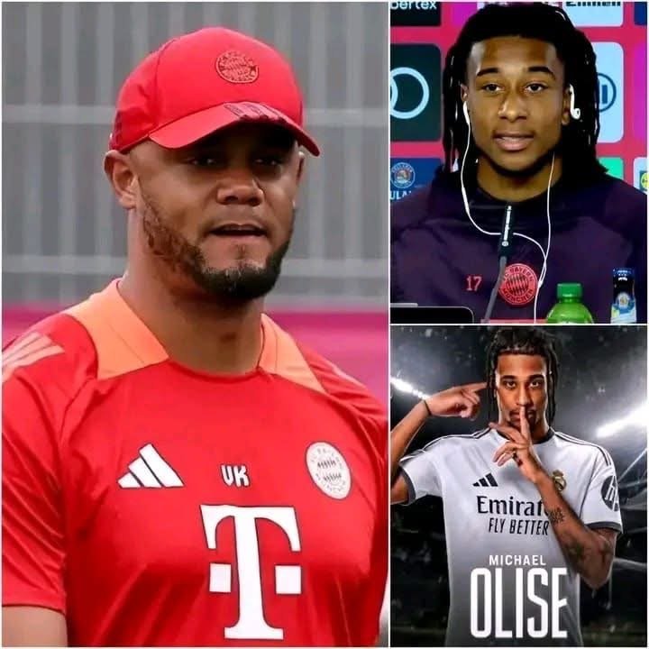 „ICH WECHSEL ZU REAL MADRID, WENN ER NOCH DA IST!“ Michael Olise sorgte angeblich für Aufsehen beim FC Bayern München, als er seine Bereitschaft zum Vereinswechsel erklärte, sollte dieser Spieler im Kader bleiben. Der französische Star gab bekannt, dass der Konflikt zwischen ihnen während der WM 2026 entstanden sei und betonte, dass der andere Spieler nicht mehr zu seinem Spielstil beim FC Bayern passe. Olise soll Trainer Vincent Kompany sogar aufgefordert haben, schnell zu entscheiden, falls er ihn nicht zu Real Madrid wechseln sehen wolle. Was die Fans jedoch noch mehr überraschte, war die abschließende Reaktion des belgischen Strategen: Er antwortete mit nur sieben Worten, genug, um sowohl die Mannschaft als auch die Fans zu verblüffen… 👇