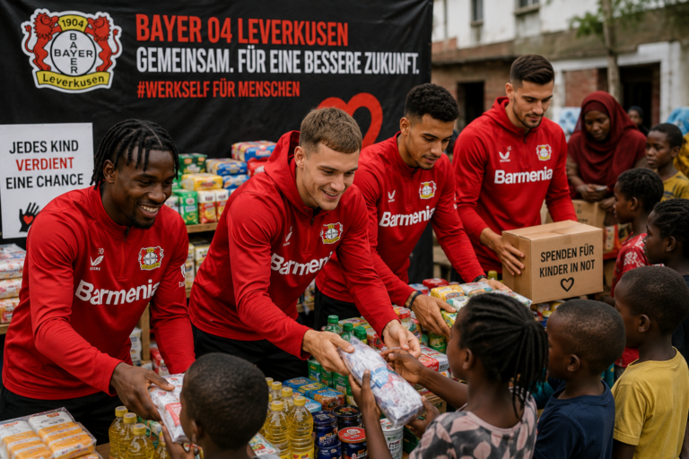 ❤️ Bayer-Leverkusen-Spieler gewinnen Herzen mit inspirierender Wohltätigkeitsaktion für bedürftige Familien