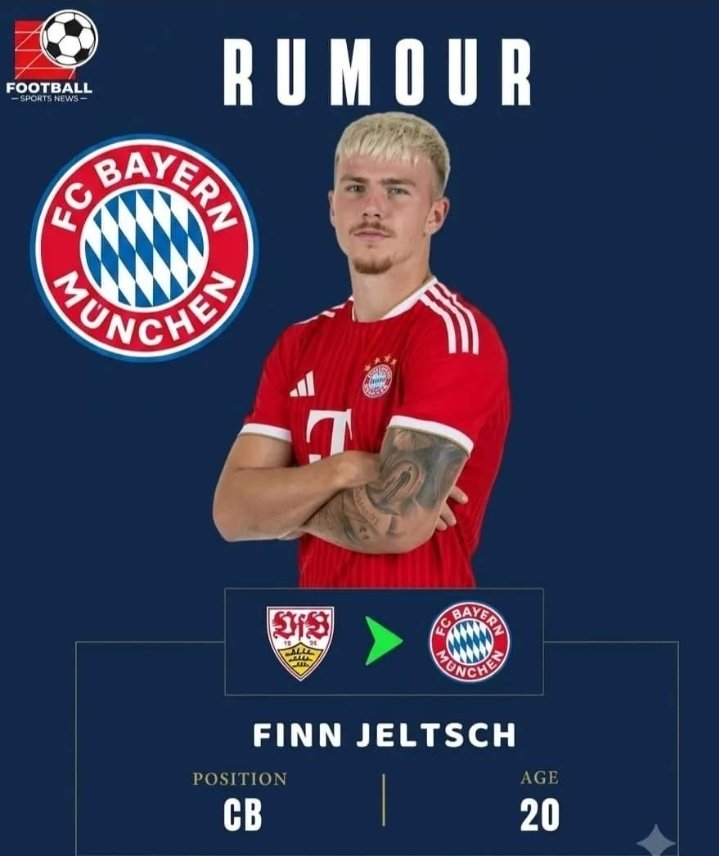 Finn Jeltsch unterschreibt bis 2031 beim FC Bayern München