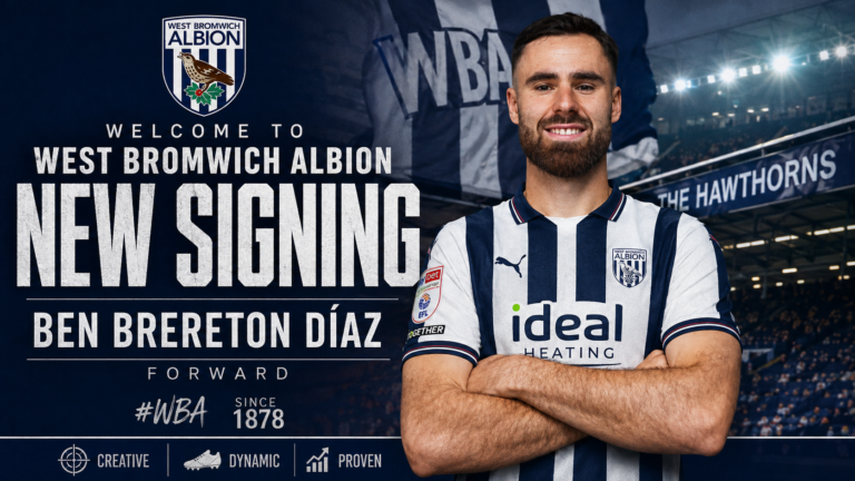 DONE DEAL: West Bromwich Albion are reportedly stepping up their interest in Ben Brereton Diaz as they look to add more firepower, experience and attacking variety to their squad ahead of the new Championship season.